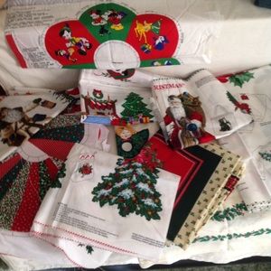 Christmas craft fabric assortment